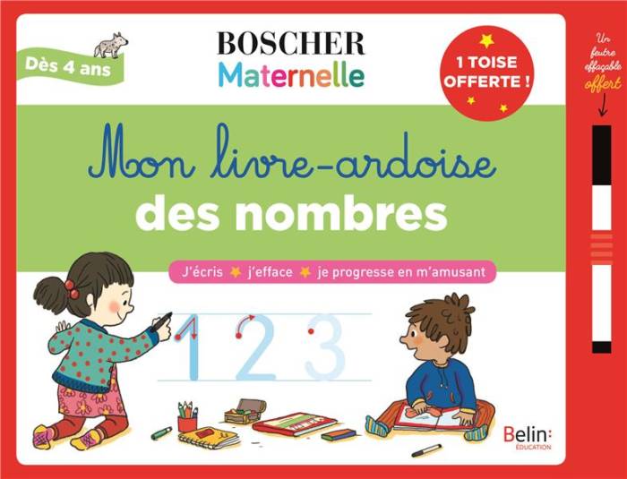 MON LIVRE-ARDOISE DES NOMBRES