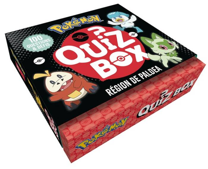 COFFRET POKEMON - QUIZ BOX - REGION DE PALDEA