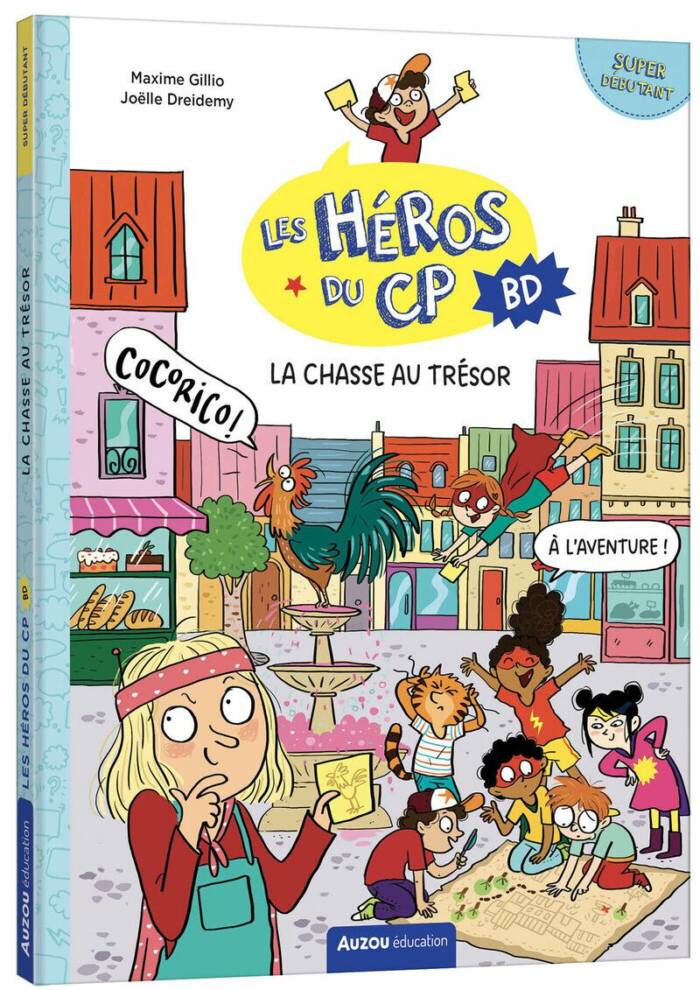 LES HEROS DU CP EN BD - SUPER DEBUTANT - LA CHASSE AU TRESOR
