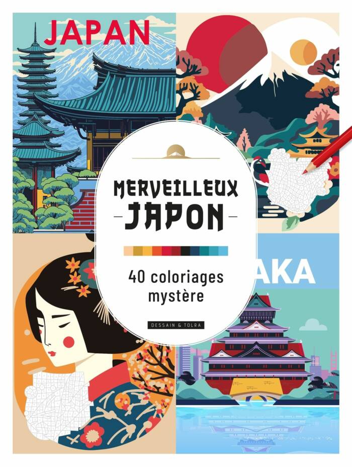 MERVEILLEUX JAPON - 40 COLORIAGES MYSTERE