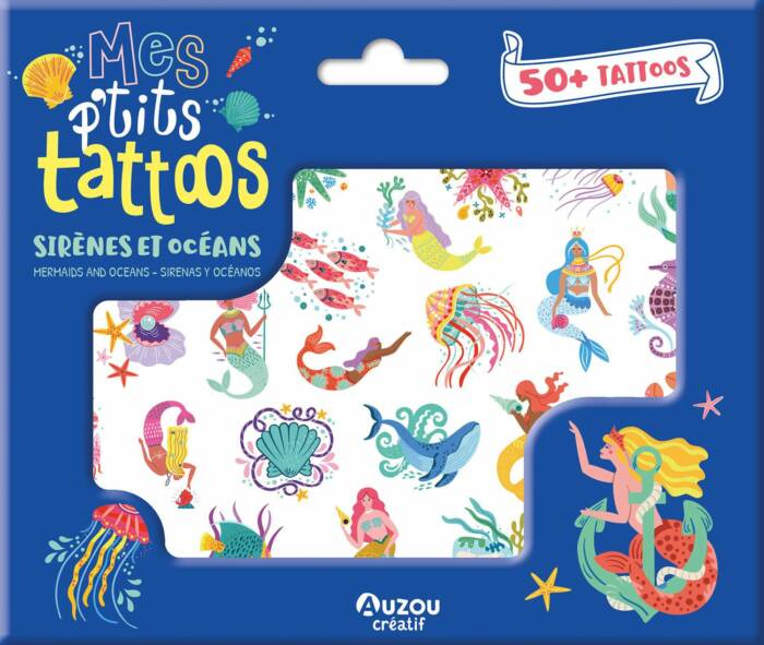 MES P'TITS TATTOOS - SIRENES ET OCEAN