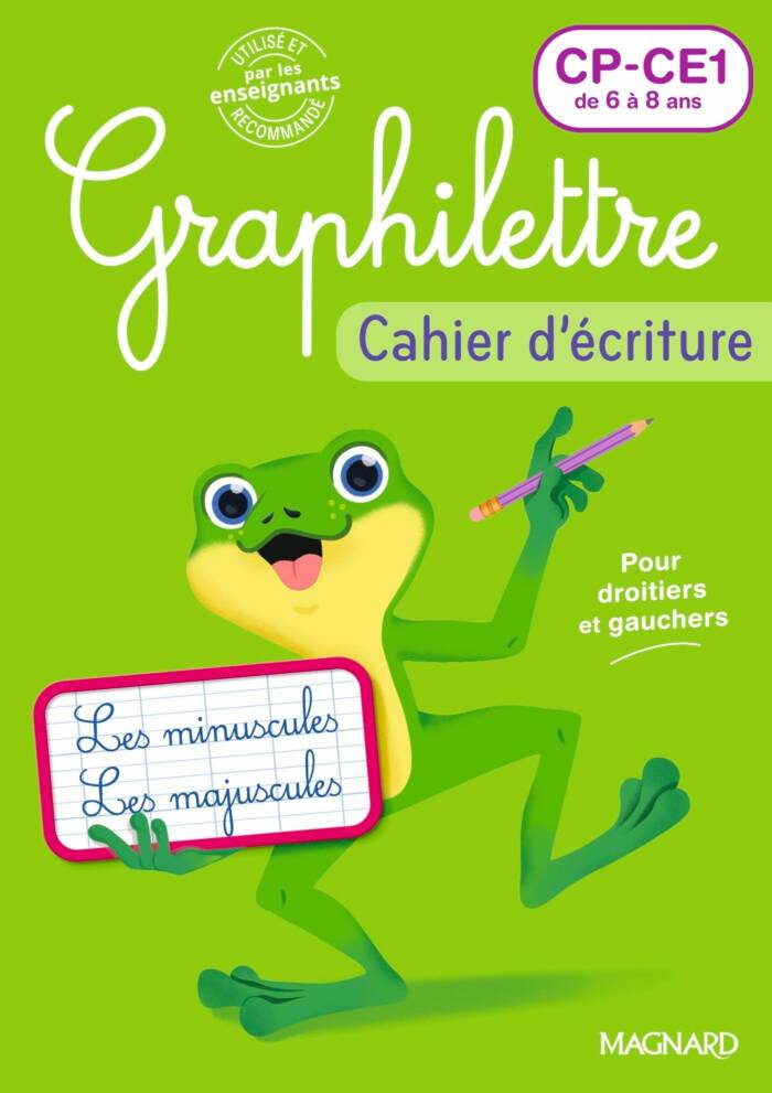 GRAPHILETTRE CP-CE1 - CAHIER D'ECRITURE