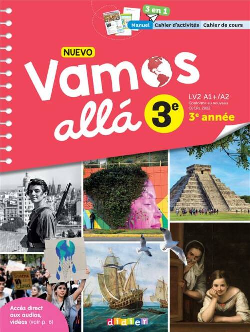 NUEVO VAMOS ALLA 3E - ED. 2024 - MANUEL-CAHIER ELEVE