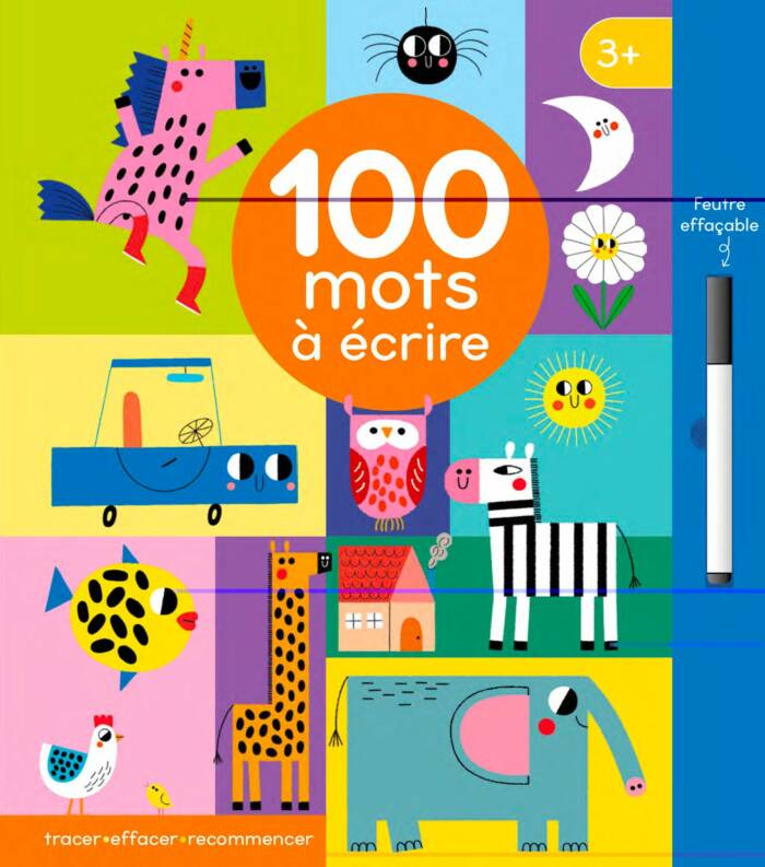 TRACER - EFFACER- RECOMMENCER - 100 MOTS A ECRIRE