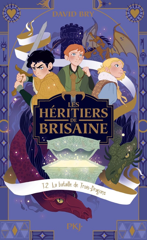 LES HERITIERS DE BRISAINE - TOME 2 LA BATAILLE DE TROIS-DRAGONS - VOL02