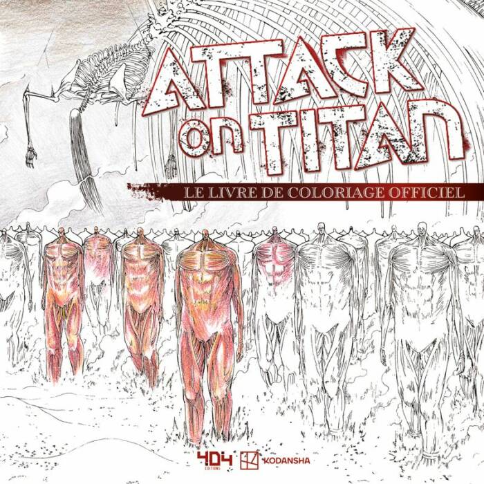 L'ATTAQUE DES TITANS - LE LIVRE DE COLORIAGE OFFICIEL