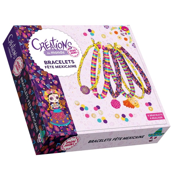 MINIMIKI - BRACELETS FETE MEXICAINE - CREATIONS DU MONDE - 6 BRACELETS A REALISER
