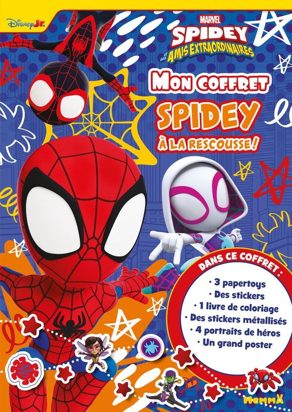 SPIDEY ET SES AMIS EXTRAORDINAIRES - MON COFFRET SPIDEY - A LA RESCOUSSE ! - DANS CE COFFRET: 3 PAPE