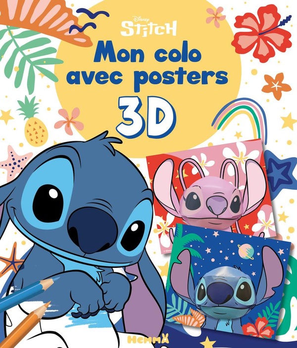 DISNEY STITCH - MON COLO AVEC POSTERS 3D