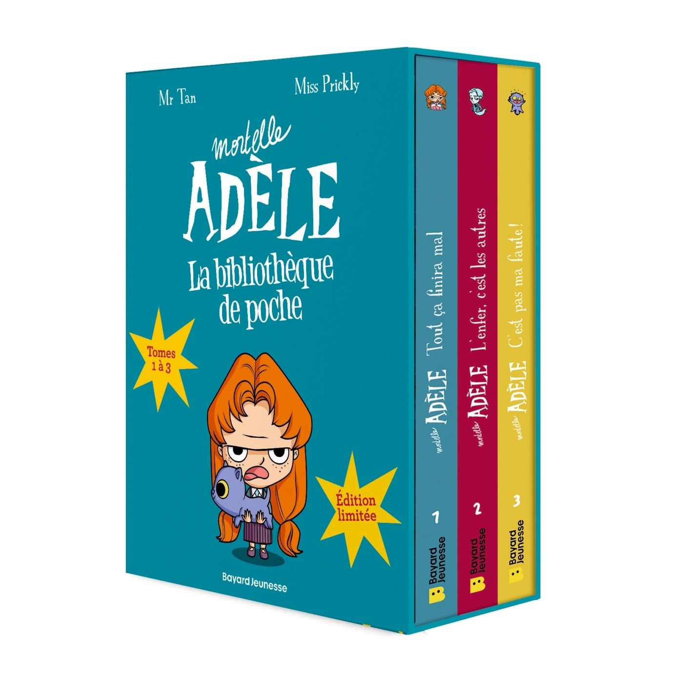 MA BIBLIOTHEQUE MORTELLE ADELE : COFFRET DES TOMES 1 A 3 - PETIT, MAIS MORTEL !