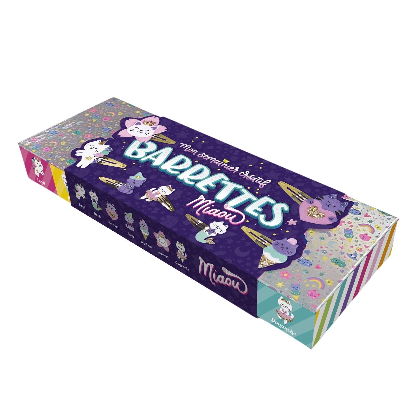 MON SEMAINIER CREATIF BARRETTES MIAOU