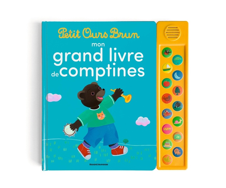 PETIT OURS BRUN - MON GRAND LIVRE DE COMPTINES - DES 1 AN