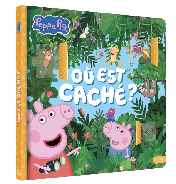 PEPPA PIG - OU EST CACHE ? - UN LIVRE AVEC DES VOLETS A SOULEVER