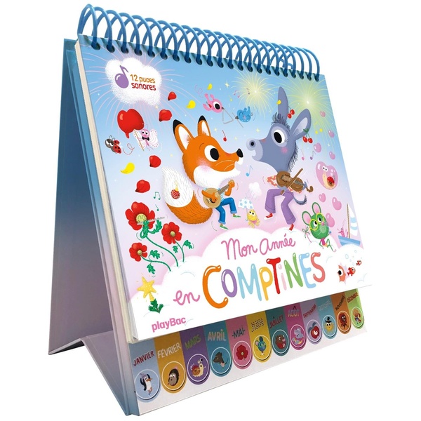 MON ANNEE EN COMPTINES - CHEVALET SONORE - AUDIO