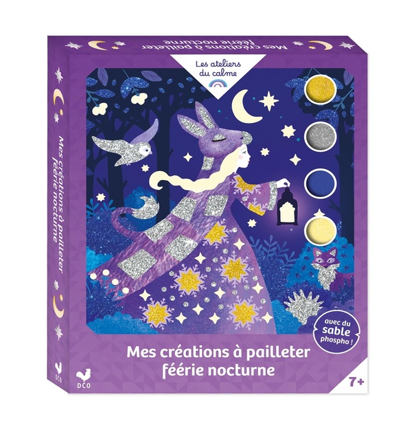 MES CREATIONS A PAILLETER FEERIE NOCTURNE - COFFRET AVEC ACCESSOIRES