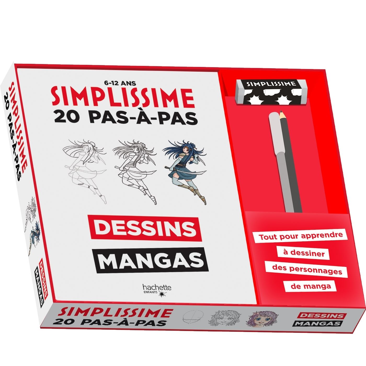 SIMPLISSIME COFFRET - 20 PAS-A-PAS - DESSINS MANGAS
