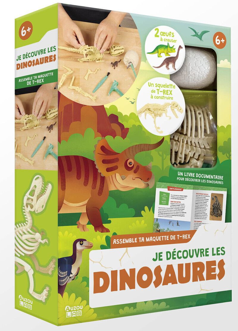 AUZOU LAB' - JE DECOUVRE LES DINOSAURES