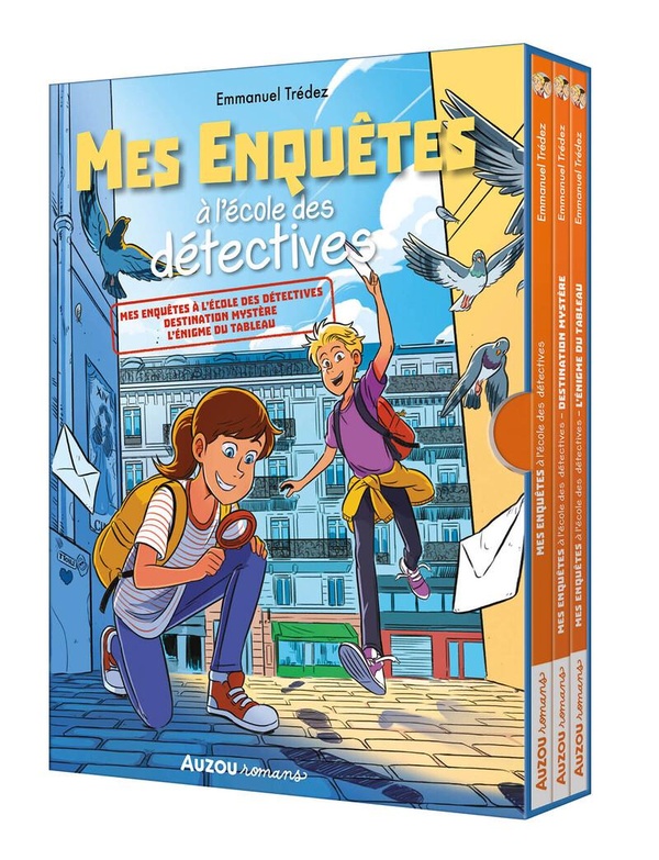 COFFRET BIBLIOTHEQUE 1 - MES ENQUETES A L'ECOLE DES DETECTIVES - TOMES 1 A 3