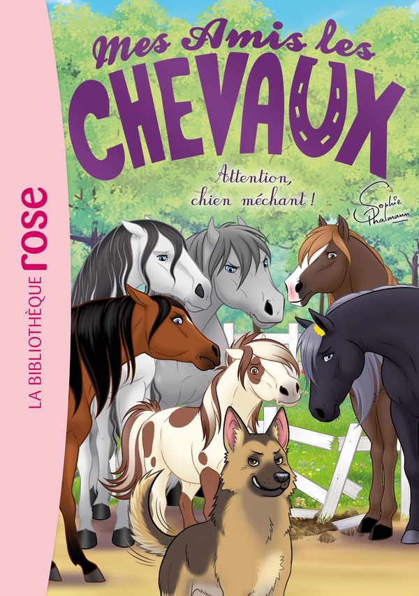 MES AMIS LES CHEVAUX - SOPHIE THALMANN - T51 - MES AMIS LES CHEVAUX 51 - ATTENTION, CHIEN MECHANT !