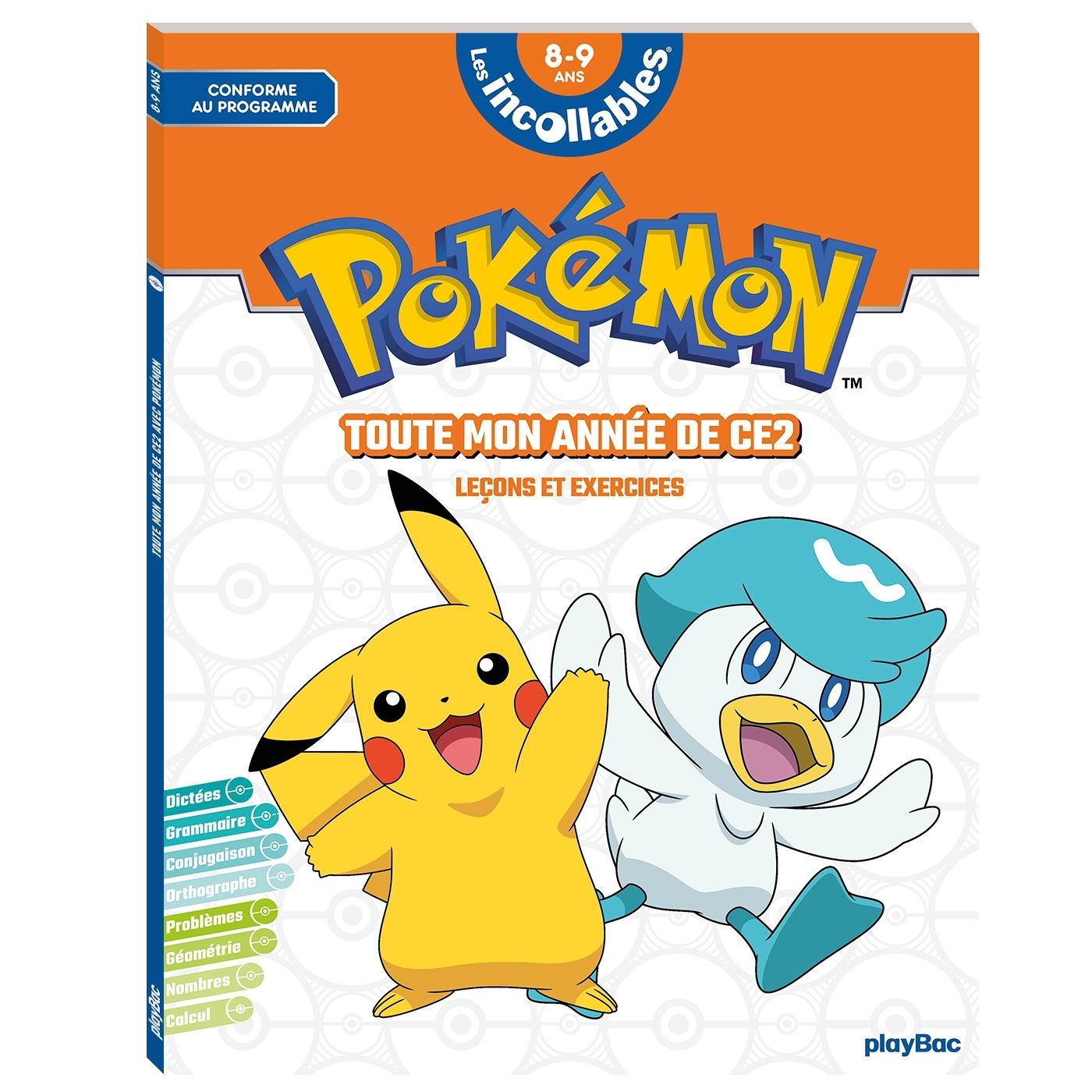 LES INCOLLABLES - POKEMON - TOUTE MON ANNEE DE CE2