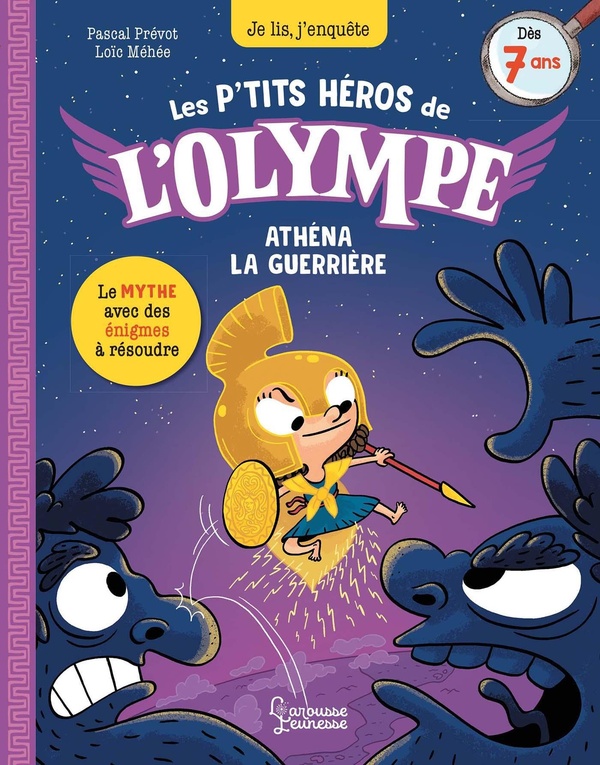LES PETITS HEROS DE L'OLYMPE - ATHENA LA GUERRIERE - JE LIS, J'ENQUETE