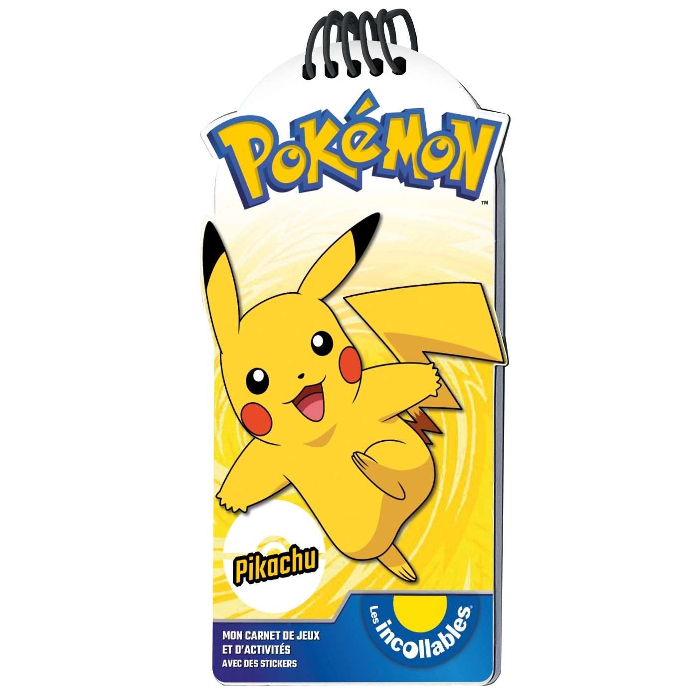 POKEMON - MON CARNET DE JEUX ET D'ACTIVITES AVEC STICKERS - PIKACHU